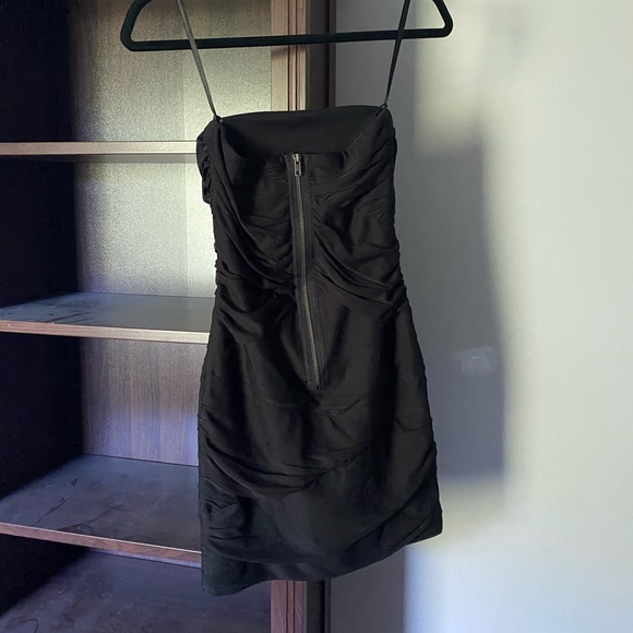 Le Chateau | Strapless Black Mini Dress - Picture 2 of 4